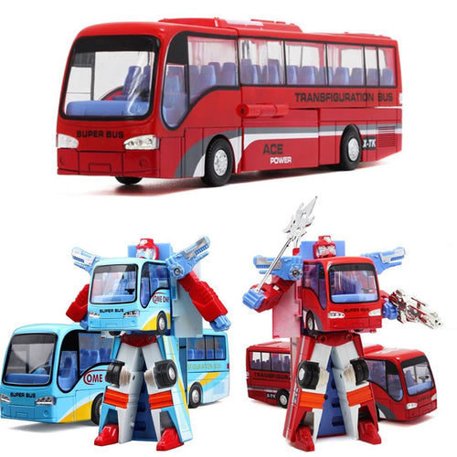 Alloy Robot Transformation Car Toys