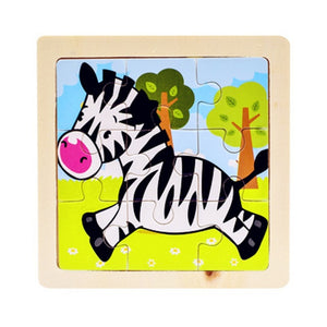 Wooden 3D Puzzle  Children Baby