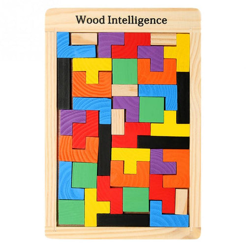 Baby Wooden Tetris Puzzles Toys