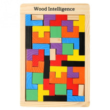 Load image into Gallery viewer, Baby Wooden Tetris Puzzles Toys